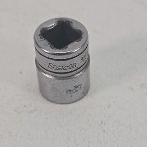 Vintage Snap-On F-181 9/16" 12pt Shallow‎ Socket 3/8" Drive USA
